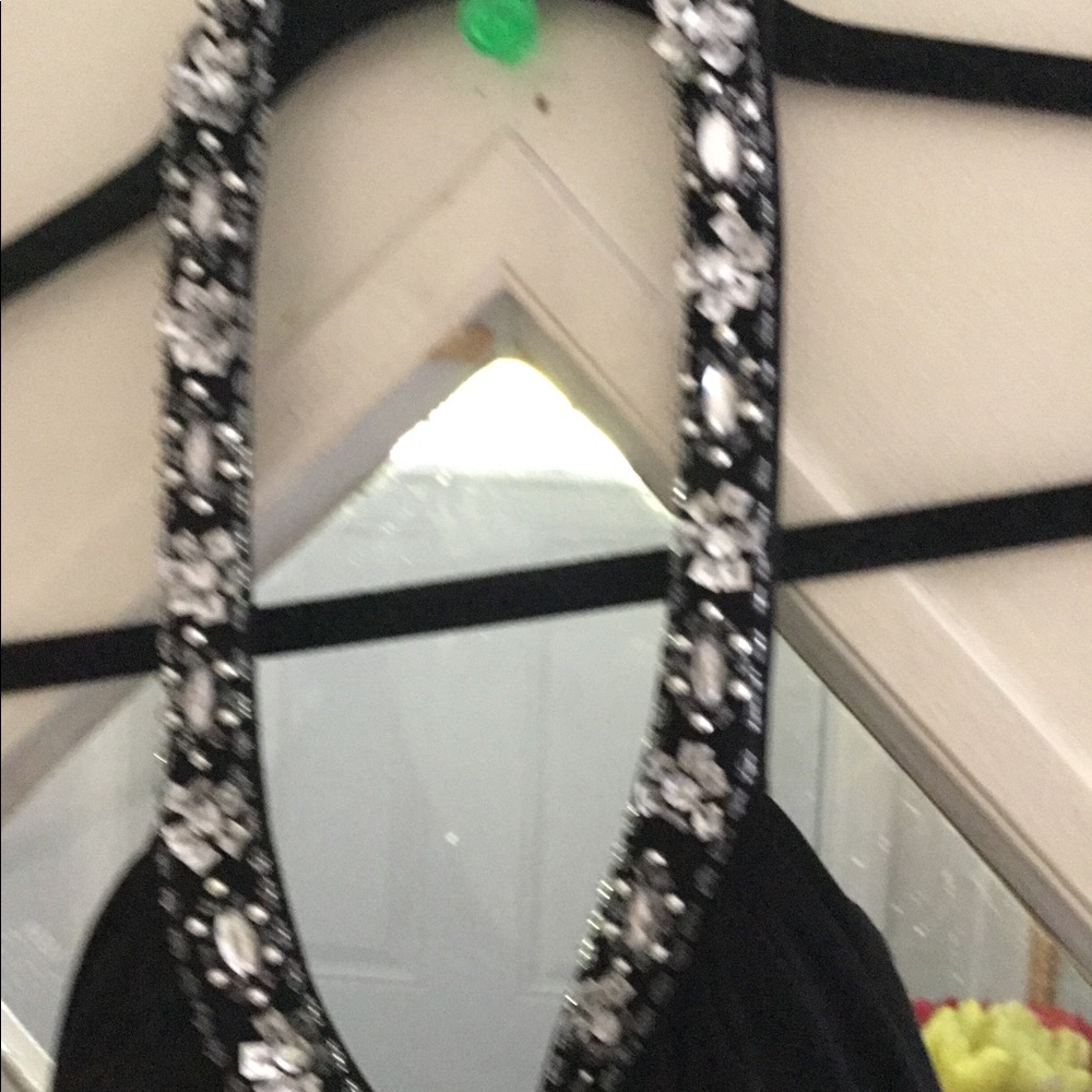 Fully Lined Halter Back Maxi - image 3